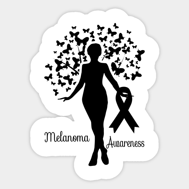 Skin Cancer Awareness Skin Cancer Sticker TeePublic